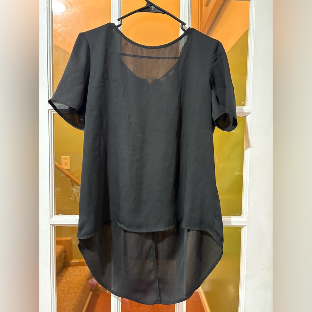 Elegant Black Women's Top